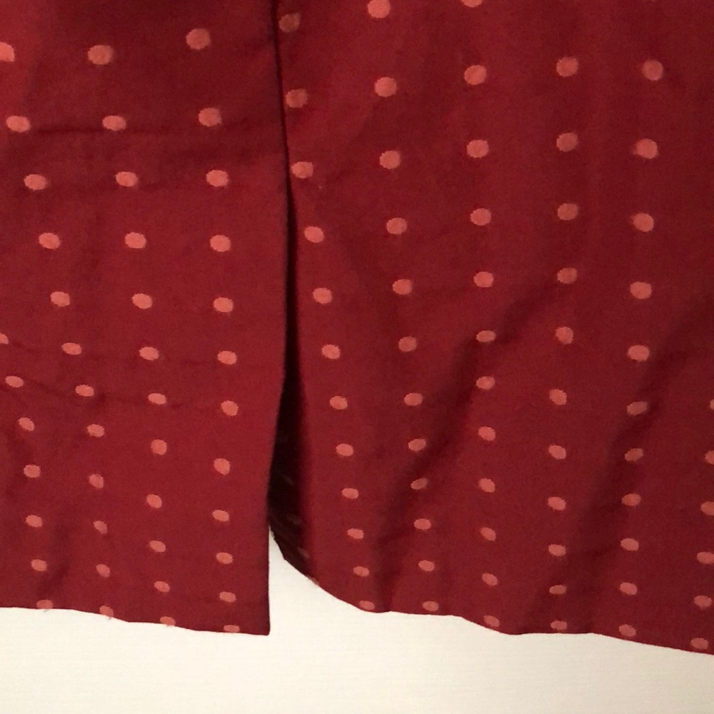 The Limited red/orange polka dot skirt - Picture 4 of 6